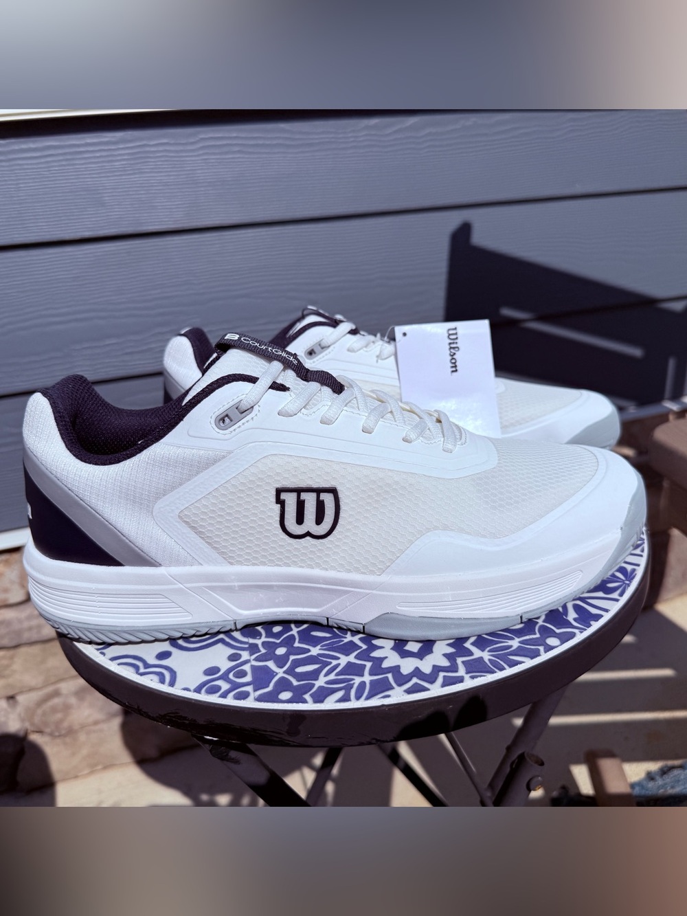 Wilson Men’s White Cushion Tennis Shoes Mens 11.5